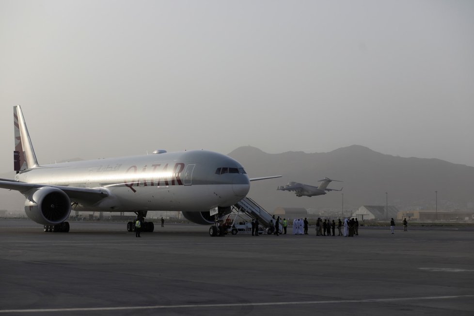 Letiště v Kábulu.