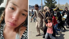 Slzy, které dojaly internet: Afghánská dívenka pláče v obavách před Tálibánem, který ovládl její zemi.