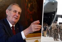 „Tálibán vytvoří teroristické centrum,“ varuje Zeman. Obul se do USA i NATO a zmínil selhání