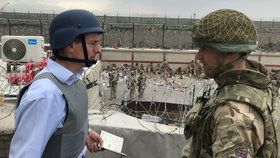 Britské evakuace z Afghánistánu.