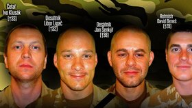 Fotky padlých hrdinů z Afghánistánu: Tohle je čtveřice vojáků, která přišla o život při atentátu