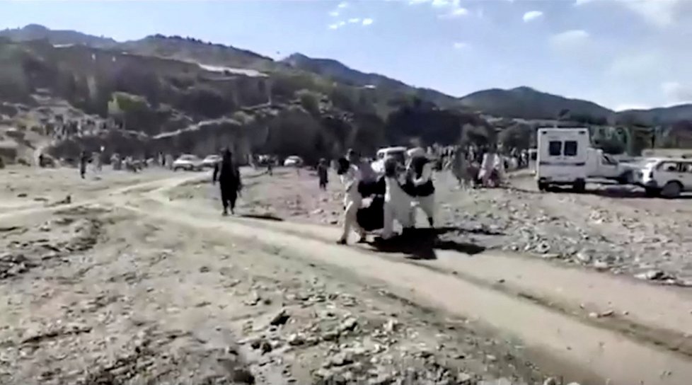 Afghánistán a Pákistán zasáhlo silné zemětřesení, (22.06.2022).