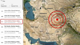 Afghánistán zasáhlo zemětřesení, 3.11.2025.