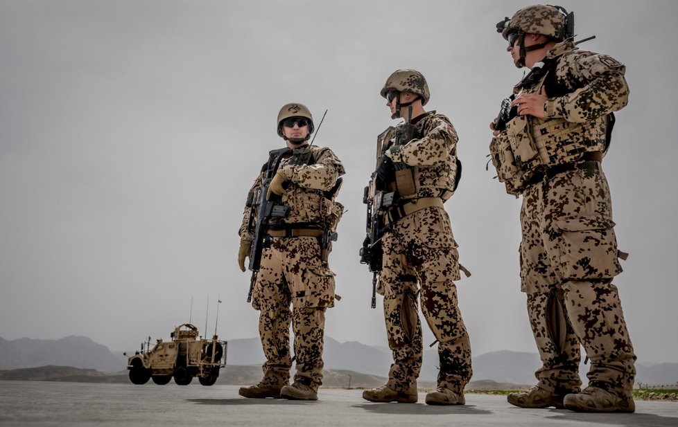 Vojáci německého bundeswehru v Afghánistánu (25. 3. 2018)