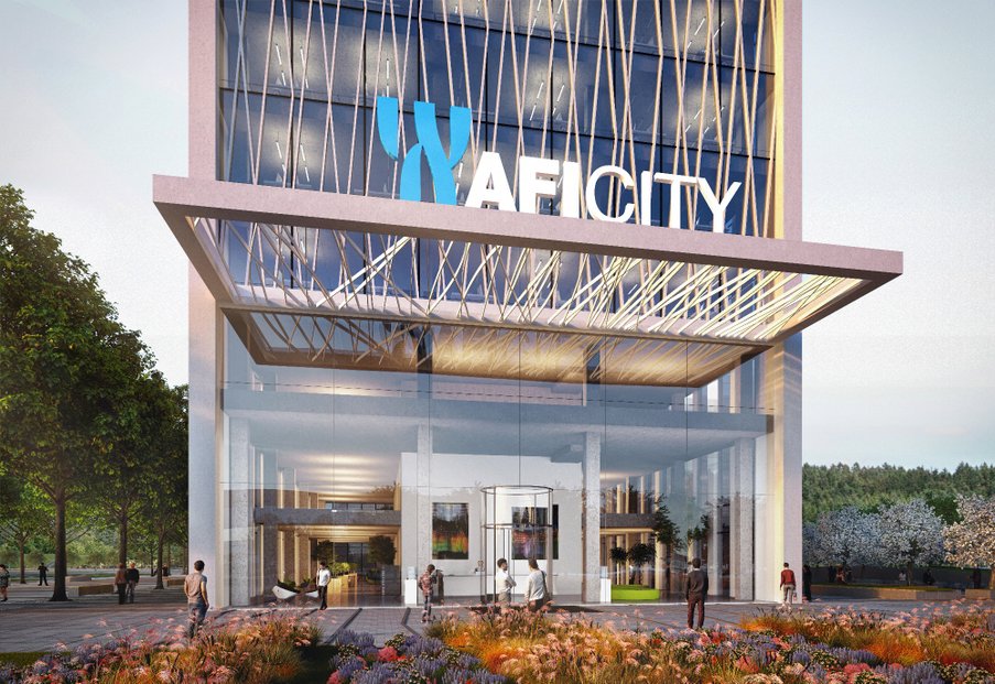 Projekt AFI City v Praze-Vysočanech.