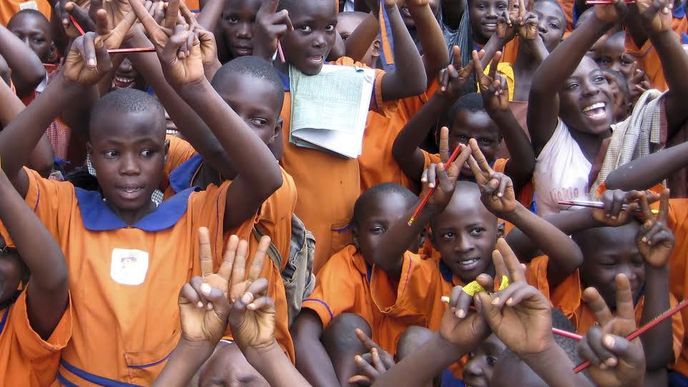 Benefiční happening pro ugandské děti školy Wakitaka