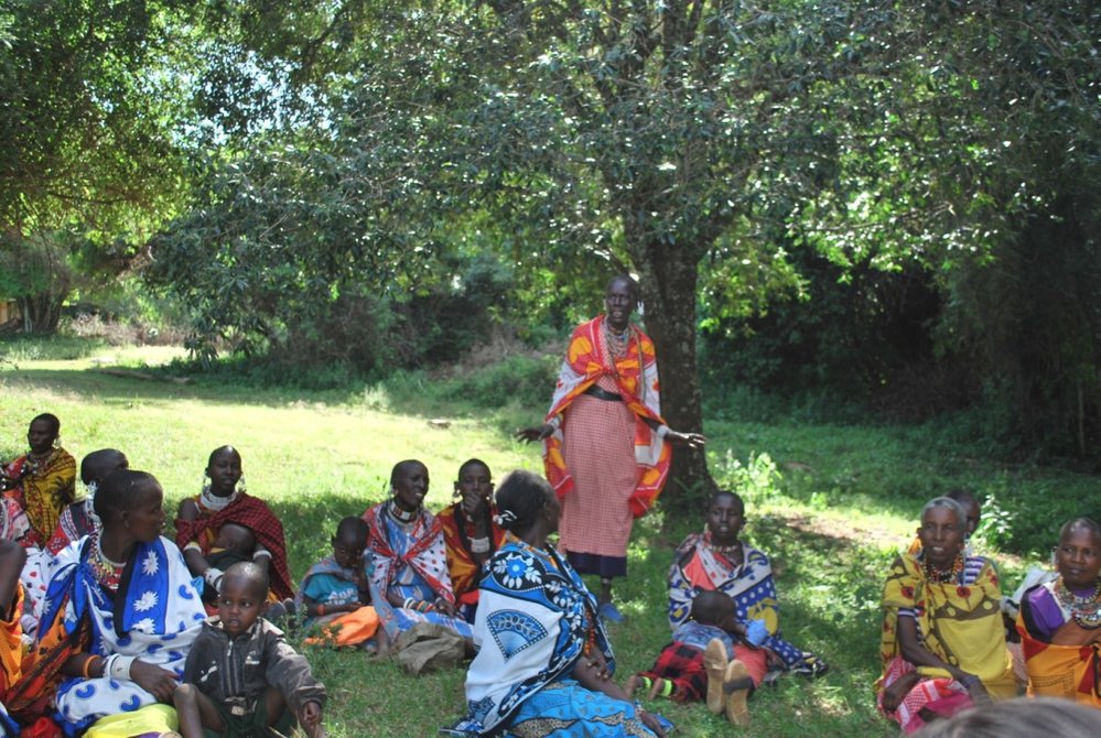Masajové v africké Keni.