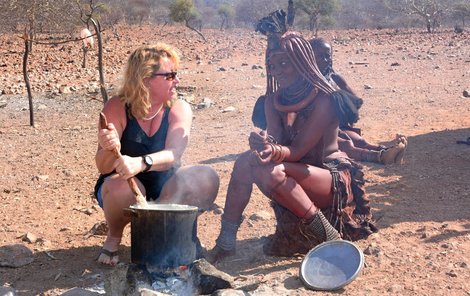 Namíbie, u amíbie, u kmene Himbů.