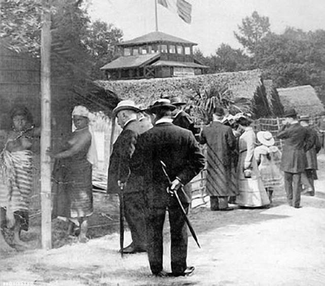 Lidské zoo byly na přelomu 19. a 20. století v Evropě velmi populární.