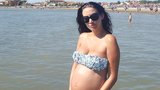FOTO: Poslední dovolená Hanychové před porodem