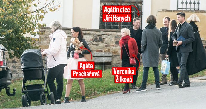 Křest dcery Agáty Prachařové a Jakuba Prachaře