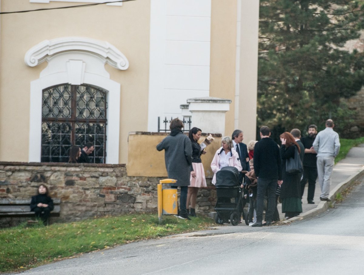 Křest dcery Jakuby Prachaře a Agáty Hanychové