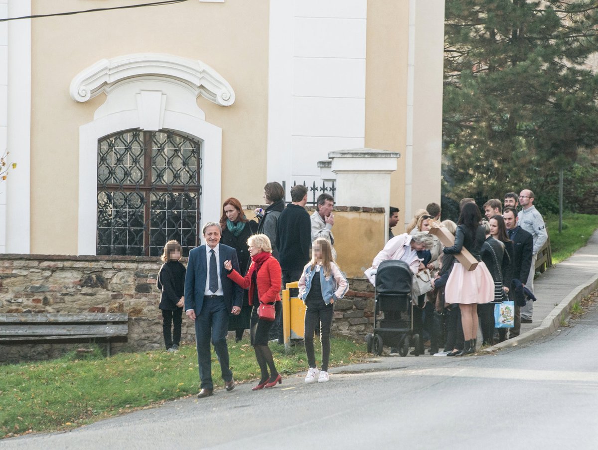 Křest dcery Agáty Prachařové a Jakuba Prachaře