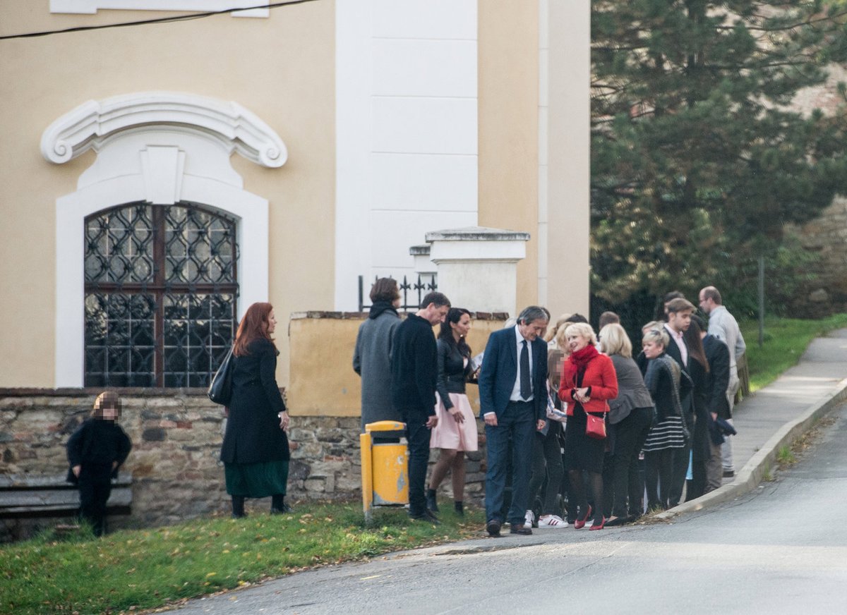 Křest dcery Agáty Prachařové a Jakuba Prachaře