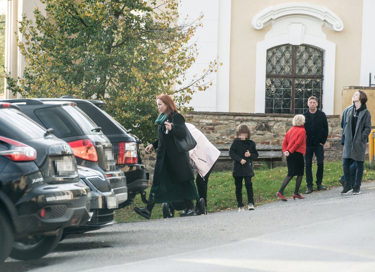 Křest dcery Agáty Prachařové a Jakuba Prachaře