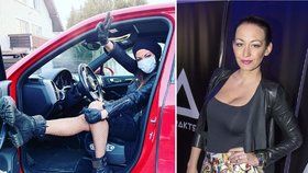 Agáta Prachařová bojuje s koronavirem po svém: Šít neumí, tak dělá aspoň „taxikářku“ 