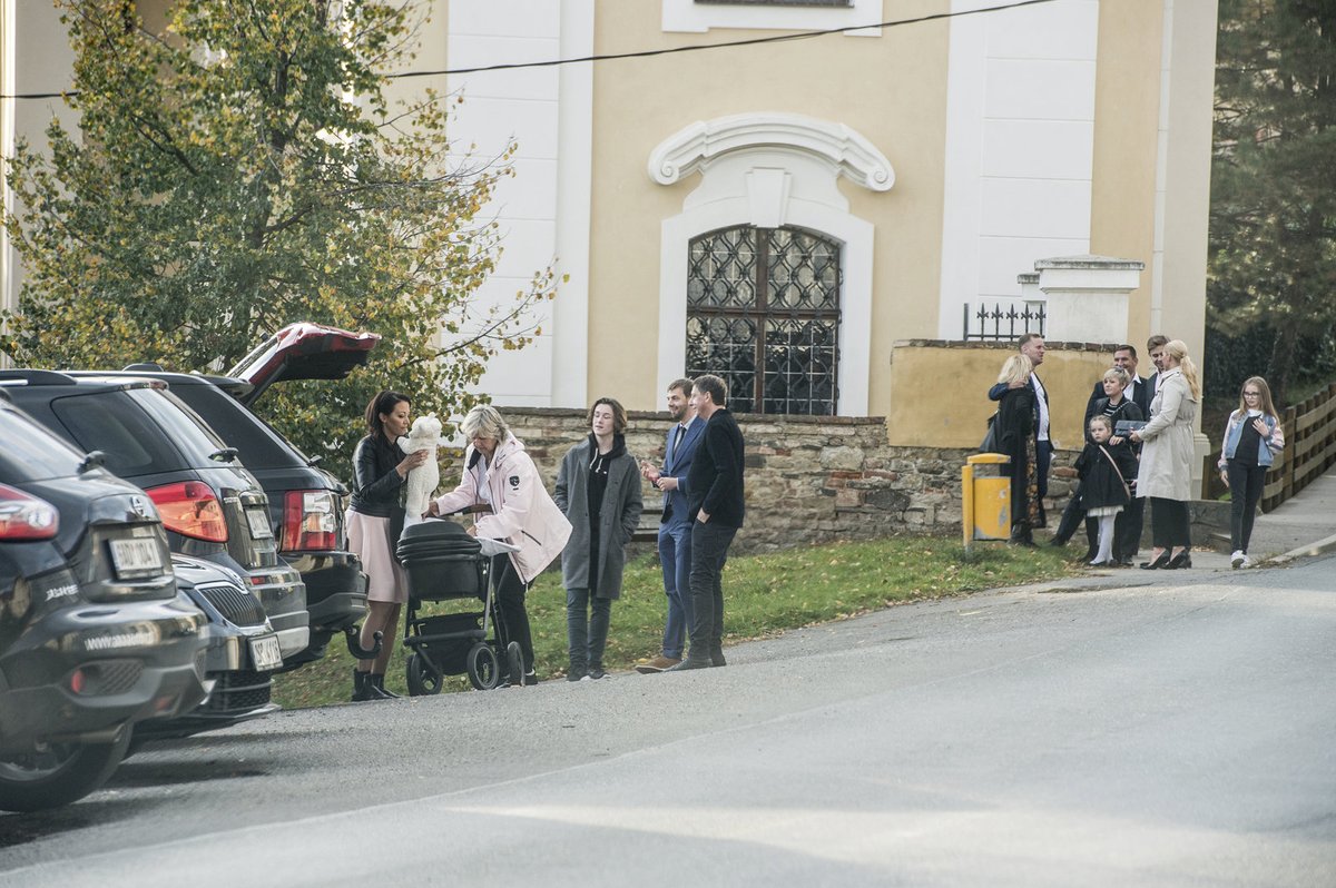 Křest proběhl v unětickém kostele Nanebevzetí Panny Marie