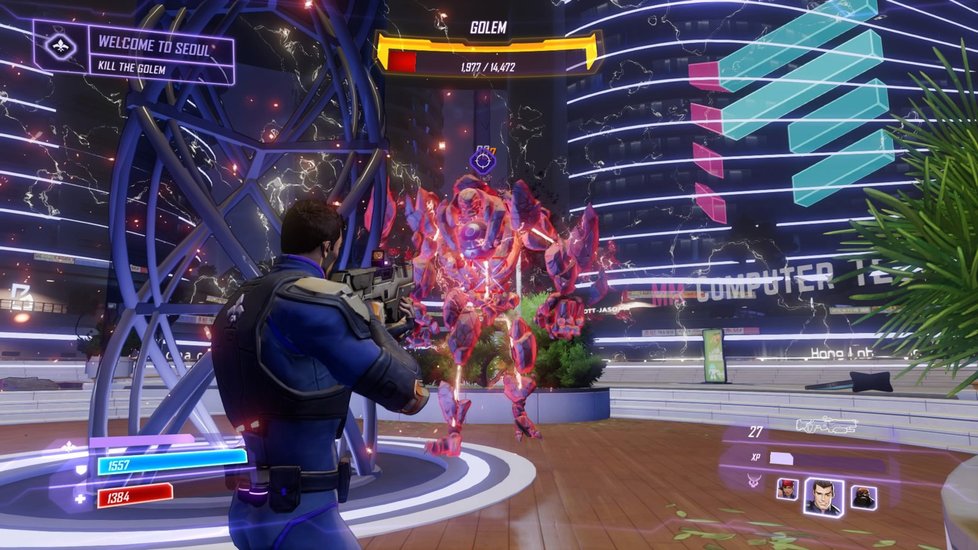 Agents of Mayhem je hodně akční hra.