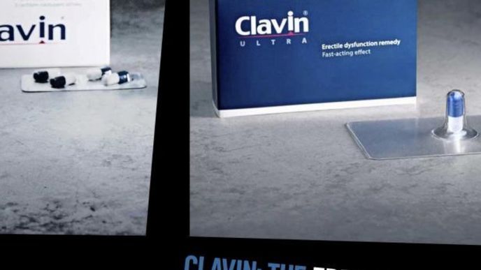 Agentura Ogilvy & Mather přivezla zlatou medaili za speciální verzi balení tablet Clavinu se „vztyčenou“ pilulkou
