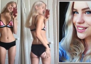 Agnes Hedengård (19) si postěžovala, že se svou výstavní postavou je pro svět modelingu příliš „velká“.