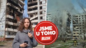Ruské rakety trefily obytné domy v Záporoží. Spolupracovnice Blesku na místě: Při útoku lidé utíkají... pomáhat!