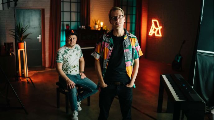 Zakladatelé ArtMasteru Michal "Majkláč" Novák a Radim Vysoký Zakladatelé ArtMasteru Michal "Majkláč" Novák a Radim Vysoký