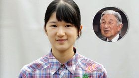 Vnučka japonského císaře Aiko je již měsíc nemocná.
