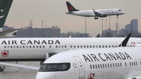 Letadla společnosti Air Canada