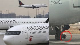 Letadla Air Canada v problémech - stroje ztrácejí kola podvozku.