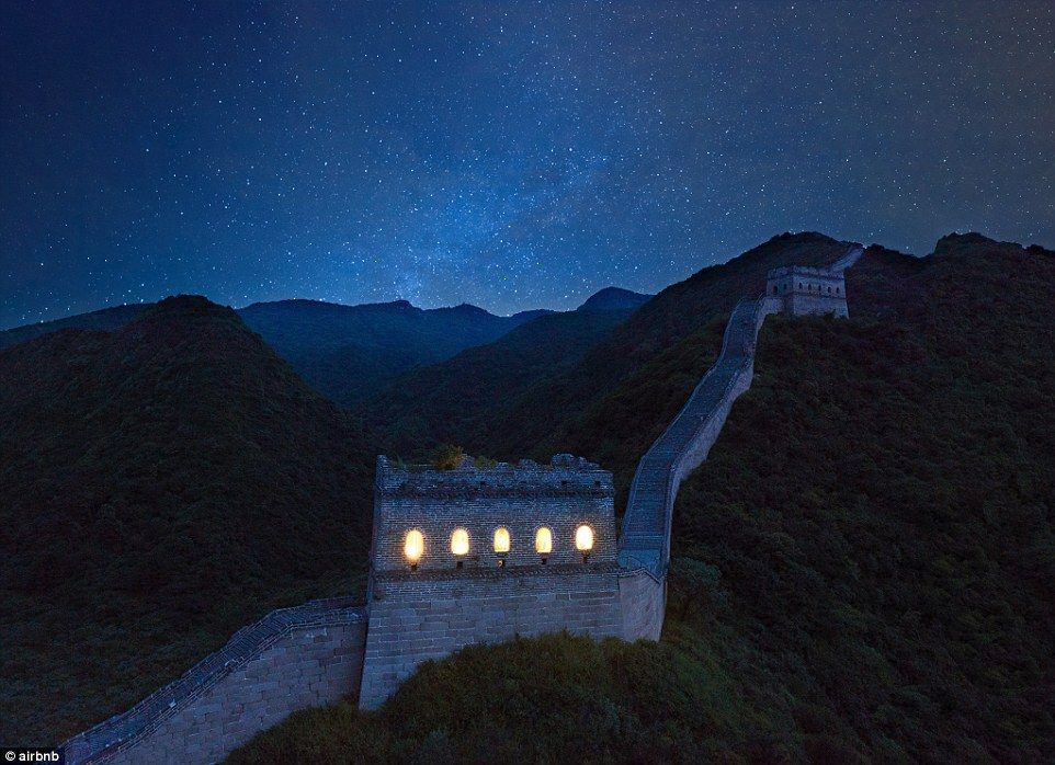 Otevřela se ojedinělá možnost bydlet čtyři noci v luxusním pokoji na Velké čínské zdi. 