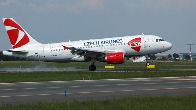 Airbus A319 aerolinek ČSA