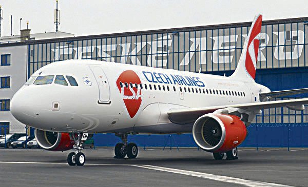 Airbus A319 Českých aerolinií