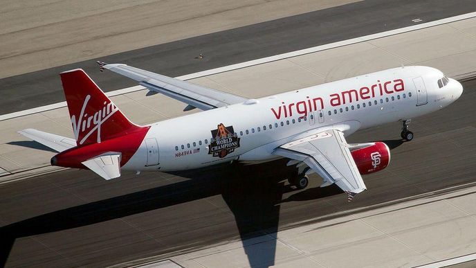 Airbus A320 aerolinek Virgin America