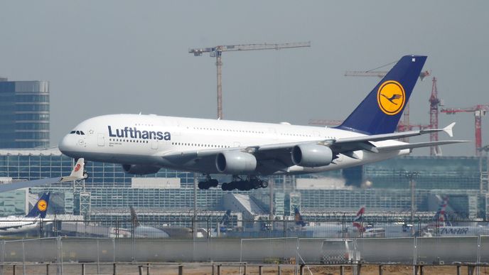 Letadlo společnosti Lufthansa