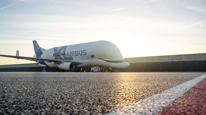 Speciální transportní letoun Airbus Beluga XL