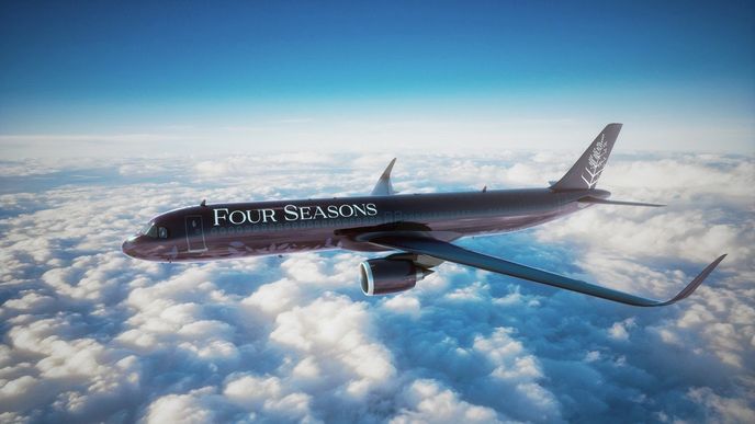 Airbus A321 LR v úpravě Four Seasons