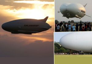 Na nebi se objevilo „monstrum“: Vzlétla hybridní vzducholoď Airlander 10