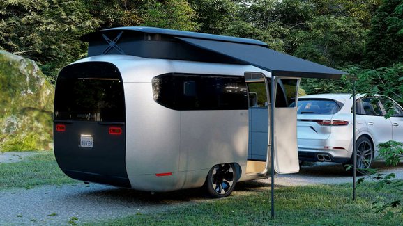 Airstream představuje koncept moderního karavanu s geny Porsche