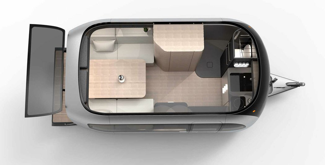 Airstream Studio F.A. Porsche Concept Travel Trailer 