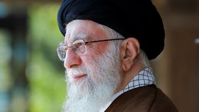 Ajjatoláh Chameneí v íránském Teheránu (10.10.2023)
