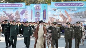 Ajjatoláh Chameneí v íránském Teheránu (10.10.2023)