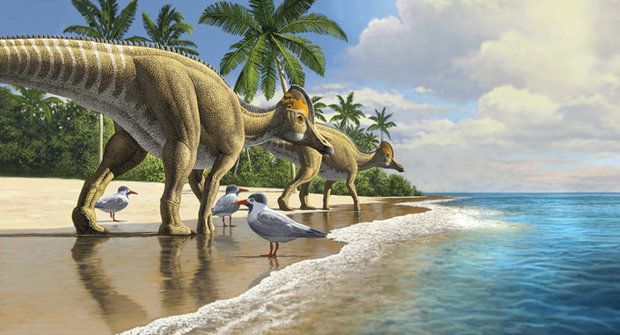 Dinosaurus mořeplavec: Jak se dostal až do Afriky?