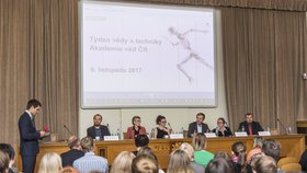 Panelová diskuze na téma Potraviny budoucnosti, kterou uspořádala Akademie Věd České republiky v rámci svého Týdne vědy a techniky