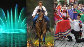 Tipy na víkend: Hasiči vystříkají fontánu, zažijte koně v akci nebo folklor v ulicích