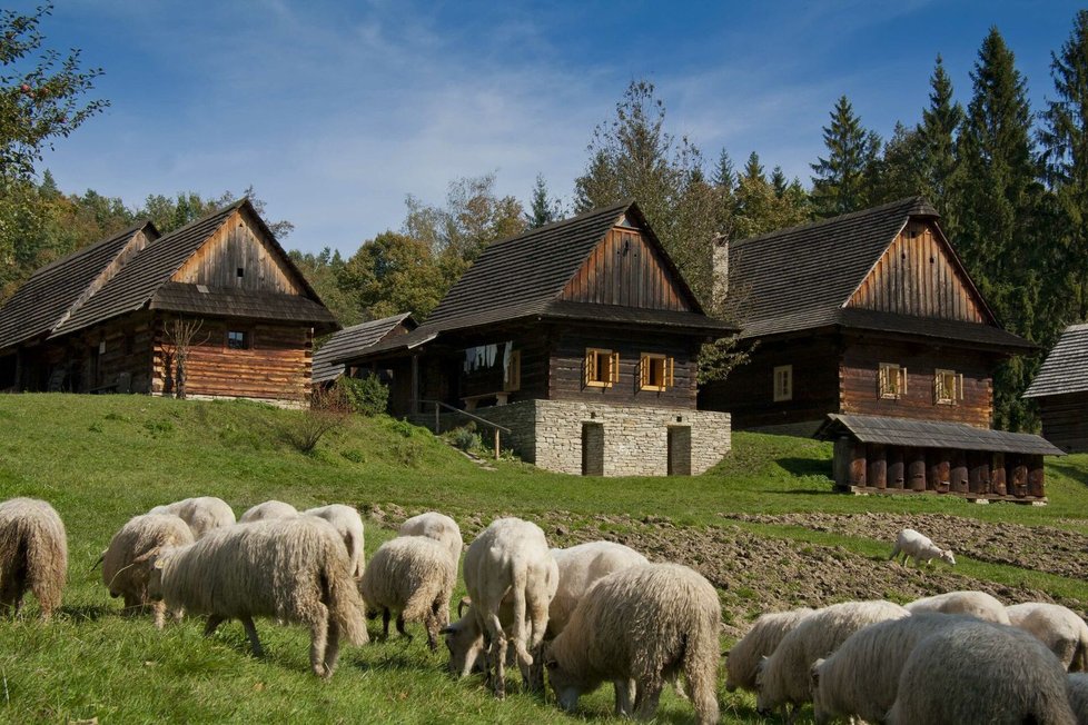 Valašské muzeum v přírodě v Rožnově pod Radhoštěm na Vsetínsku