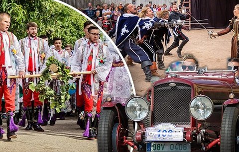 Tipy na víkend: Víno, burčák, dožínky! Festival vědy, jízda veteránů i šermíři