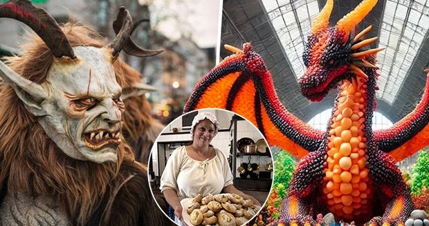 Tipy na víkend: Krampusové procitají! Balonkový drak v Brně a akce na zámcích Neseďte doma, vyrazte na výlet!