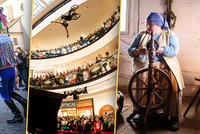 Tipy na víkend: Na masopust! Na kole obchoďákem i zima na vsi