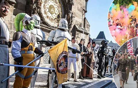 Tipy na víkend: Star Wars v Praze! Slavnosti svobody, BezvaFest i barbarské hry 