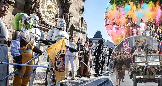 Tipy na víkend: Star Wars v Praze! Slavnosti svobody, BezvaFest i barbarské hry